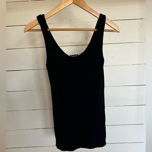 Bebe Classic Black Tank Top